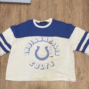 Blue and White Indianapolis Colts Shirt